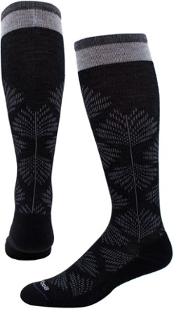 Full Floral Wide-Calf Socks - Women's