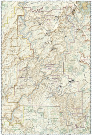 Canyonlands National Park Trail Map - Needles/Isle