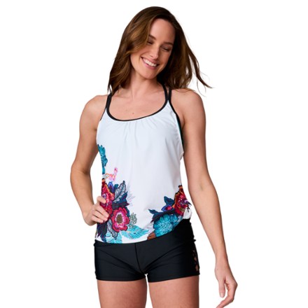 Side-Tie Tankini Swimsuit Top - Women's