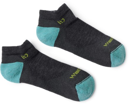 Solid Cushioned No-Show Socks - Women's