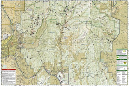 Santa Fe and Truchas Peak Topographic Map