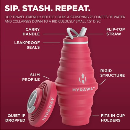 Collapsible Water Bottle - 25 fl. oz.