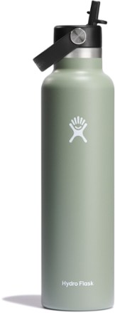 Standard-Mouth Vacuum Water Bottle with Flex Straw Cap - 24 fl. oz.