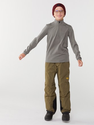 Midweight Base Layer Zip-Neck Top - Kids'
