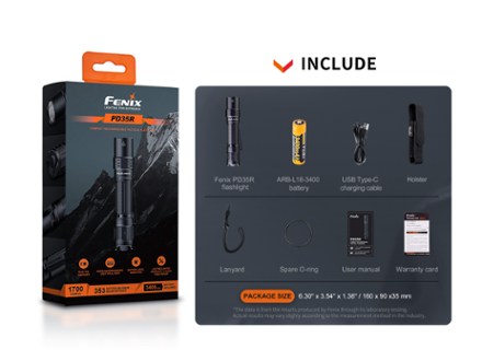 PD35R Rechargeable Flashlight