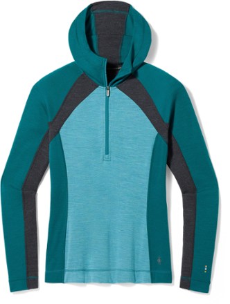 Classic Thermal Merino Base Layer Half-Zip Hoodie - Women's