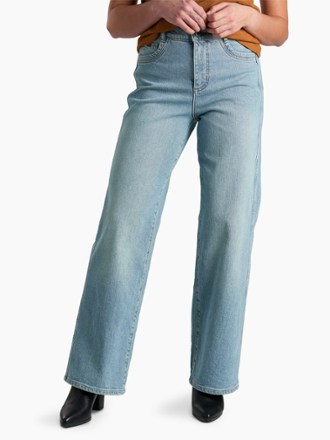 Kontour Rigid Wide-Leg Denim Pants - Women's