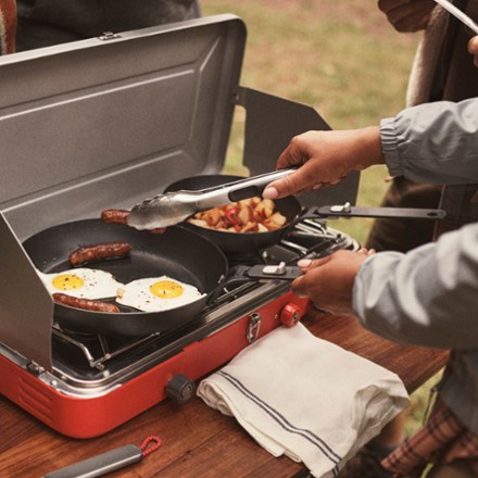 Outdoor Carbon Steel Fry Pan with Removable Handle - 10"