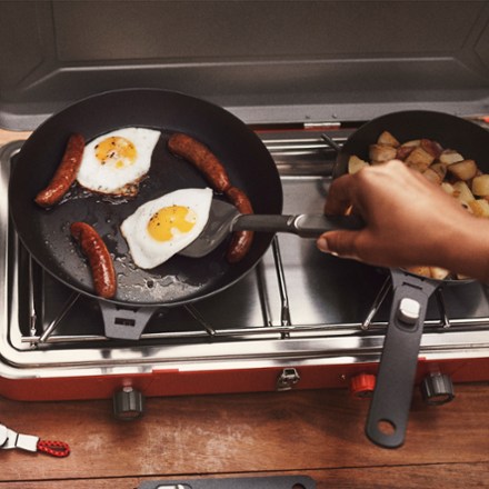 Outdoor Carbon Steel Fry Pan with Removable Handle - 12"