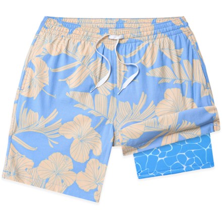 Stretch 7" Lined Swim Trunks - Men's