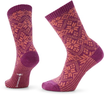 Everyday Traditional Snowflake Crew Socks - Women's