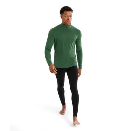Rho Merino Wool Zip-Neck Base Layer Top - Men's