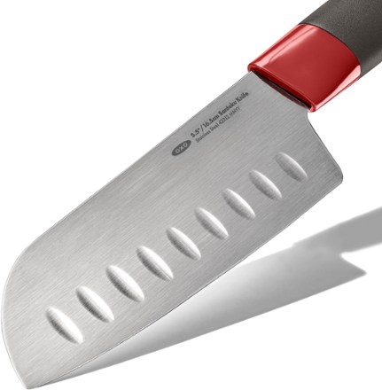 Outdoor Santoku Knife with Locking Sheath