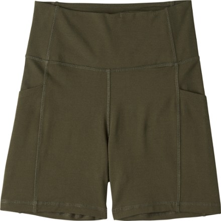 Active High-Waisted 5" Shorts with Pockets - Women's