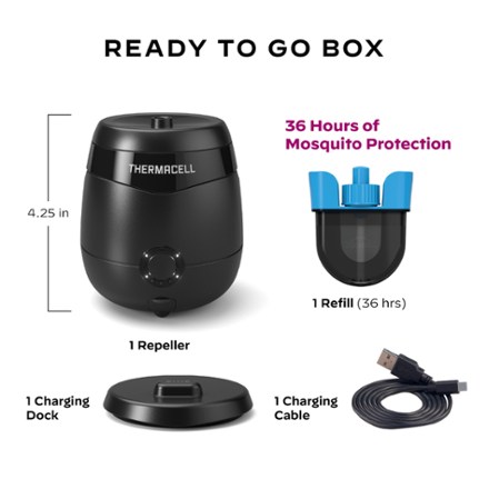 E65 Rechargeable Mosquito Repeller and Fast-Charging Dock
