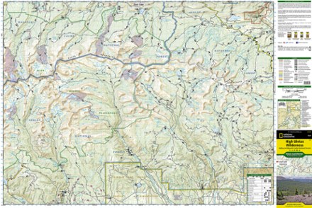 High Uintas Wilderness Topographic Map