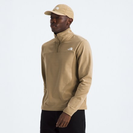 Cedar Trail Grid Fleece Quarter-Zip Pullover - Men's