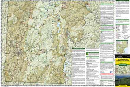 Green Mountain National Forest South Topographic Map