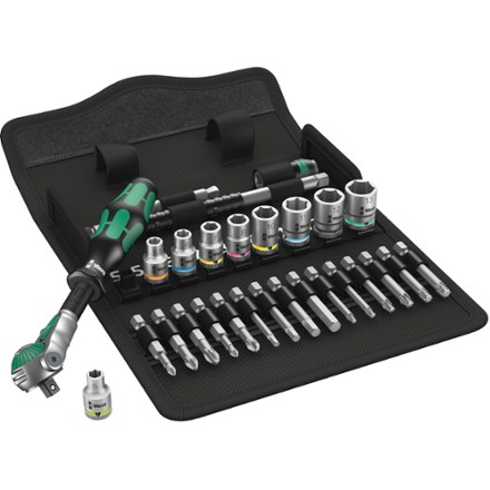 8100 SA 6 Zyklop Speed Ratchet Set with 1/4" Drive - Metric