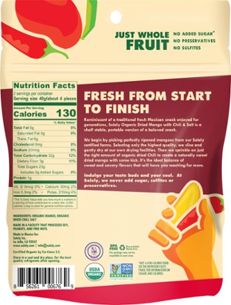 Organic Dried Fruit with Chili and Salt
