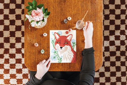 Fox with Chicory Paint-by-Number Kit