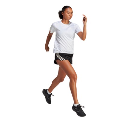 Run Icons 3-Stripes Low Carbon Running Shorts - Women's