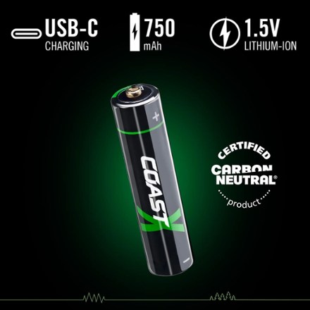 Zithion-X AAA USB-C Rechargeable Batteries - Package of 4