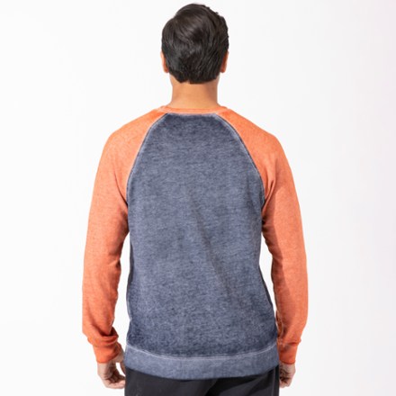 Colorblock Raglan Fleece Crew Sweatshirt - Men's