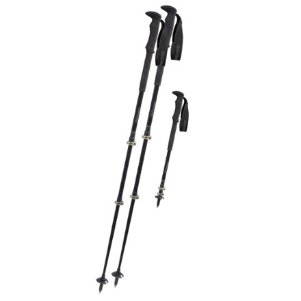 Carbon C3 Cloud Compact Trekking Poles - Pair