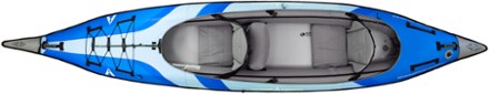 AdvancedFrame Convertible Elite Sit-In Tandem Inflatable Touring Kayak with Pump - 15'