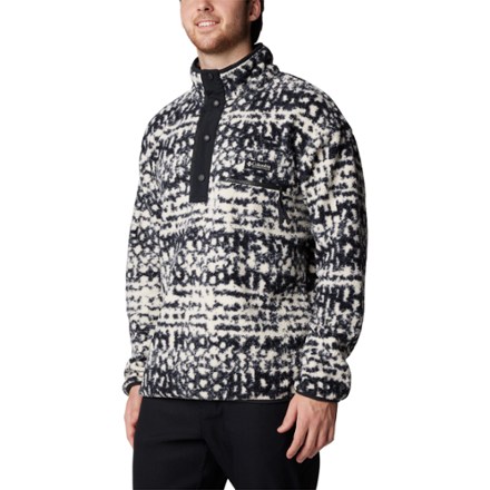 Helvetia II Printed Half-Snap Fleece Pullover - Men's