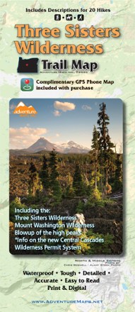 Three Sisters Wilderness Trail Map 