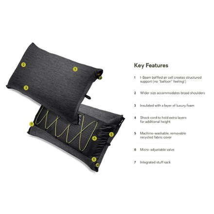 Fillo Wide Camping Pillow
