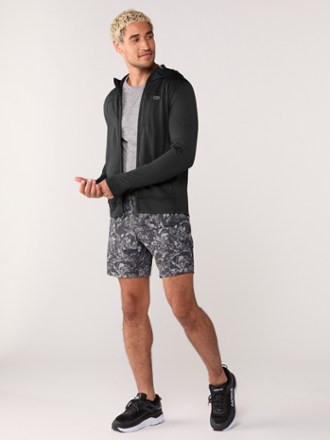 Vigor Grid Fleece Full-Zip Hoodie - Men's
