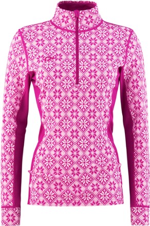 Rose Half-Zip Base Layer Top - Women's