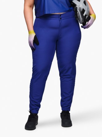 All Time Zipper Snap Mid-Rise Bike Pants