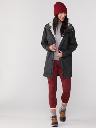 Rainier Long Line Rain Jacket - Women's