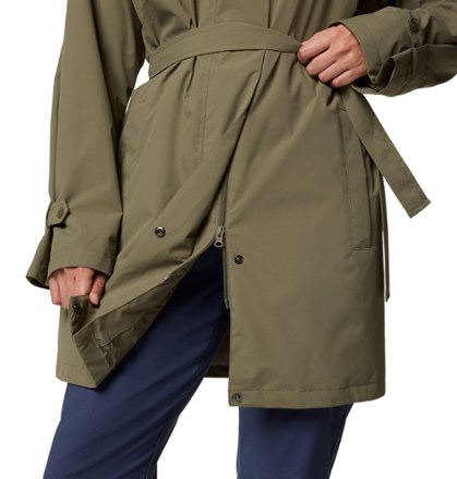 Here and There III Trench Jacket - Women's