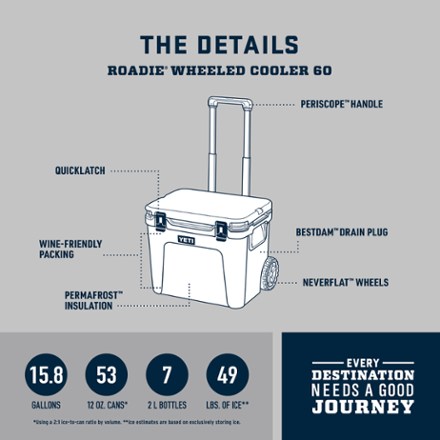 Roadie 60 Wheeled Cooler