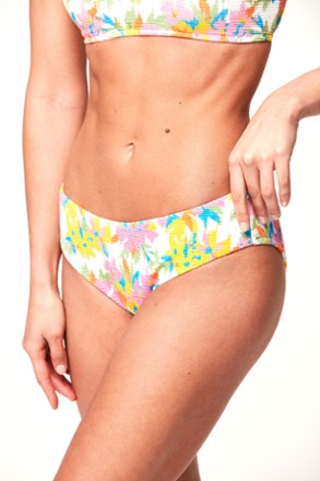 Wahine Printed Bikini Swimsuit Bottoms - Women's