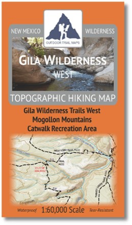 Gila Wilderness West Map