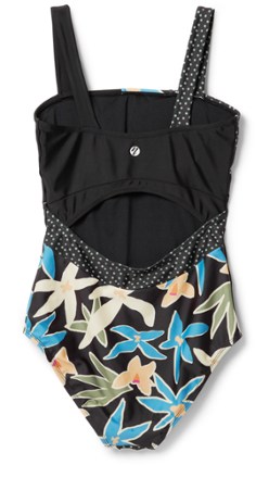 Patchwork One-Piece Swimsuit - Women's