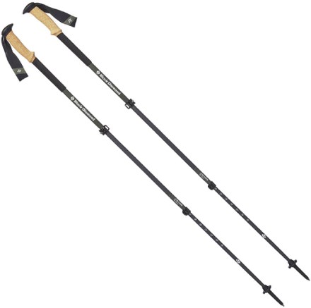 Alpine Carbon Cork Trekking Poles - Pair