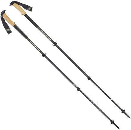 Alpine Carbon Cork Trekking Poles - Pair