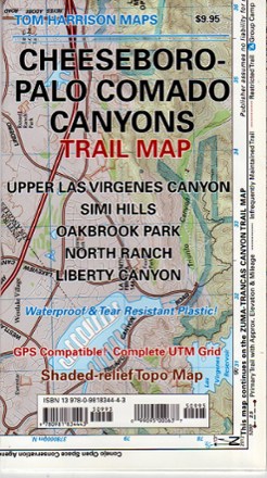 Cheeseboro - Palo Comado Canyons Trail Map