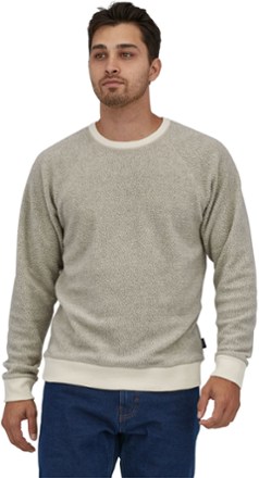 Reversible Shearling Crew Sweatshirt - Men's