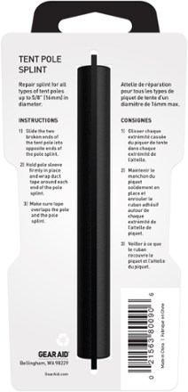 Tent Pole Splint