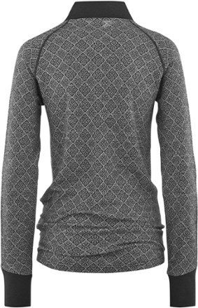 Voss Cashmere Mix Half-Zip Base Layer Top - Women's