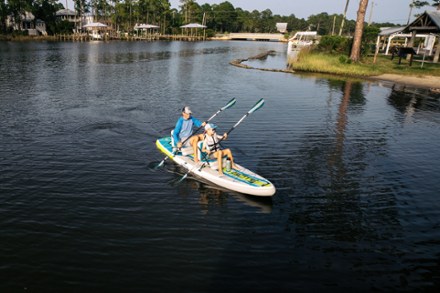 LowRider Aero Tandem Inflatable Hybrid Paddle Board with Paddles - 11'6"