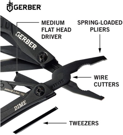 Dime Keychain Multi-tool